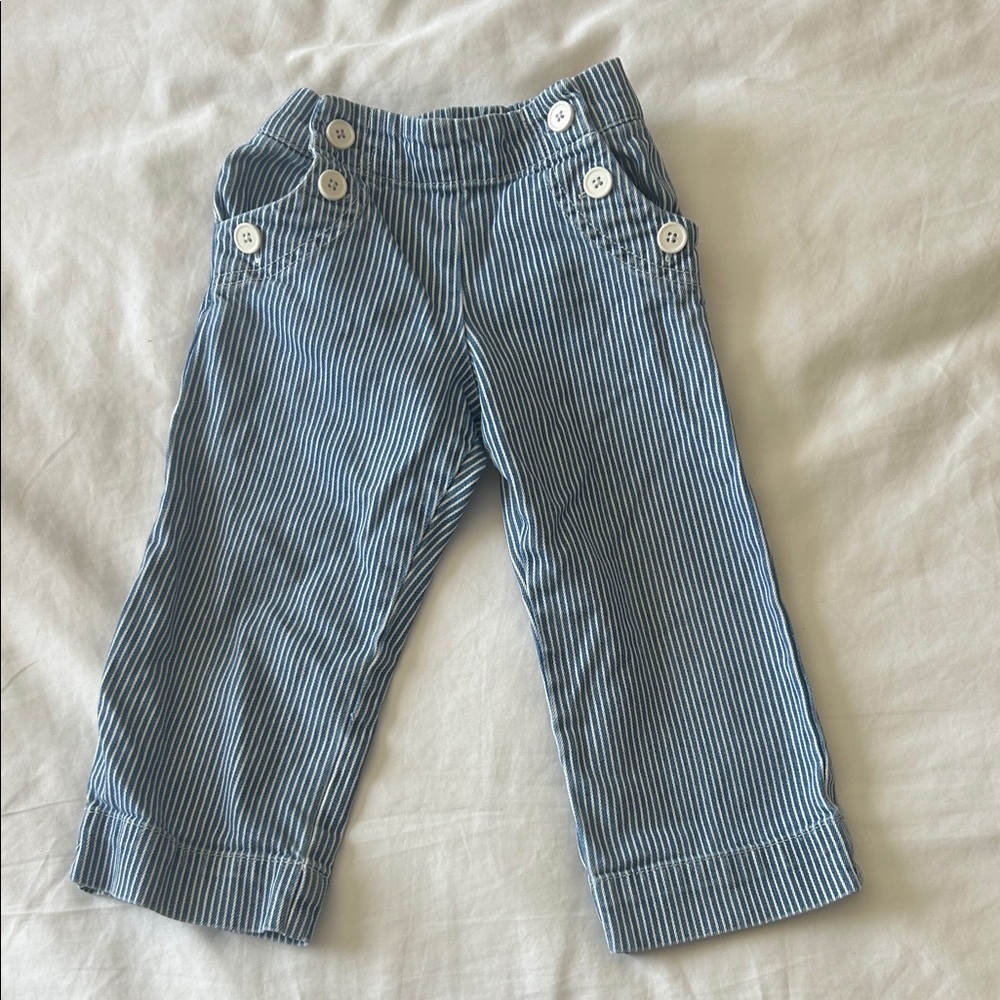 Boden Striped Sailor Pants